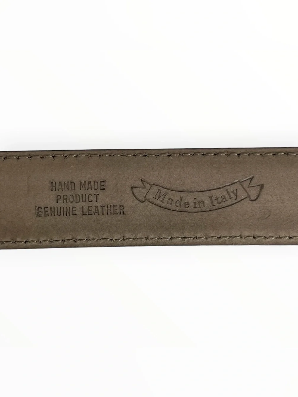 Daniel Craig Italian Leather Belt Men’s 38 Burgundy Handmade Italy